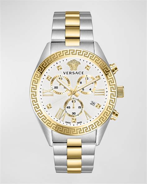 versace madison automatic watch|Versace two tone watch.